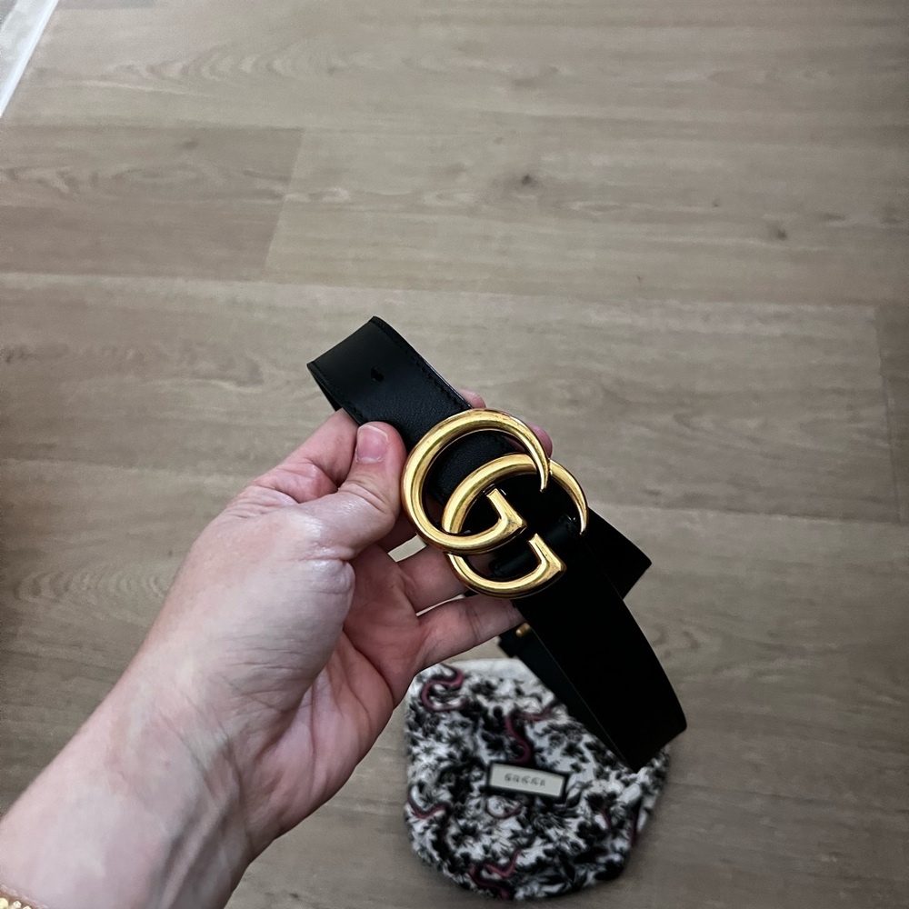 Black and Gold Women's Belt